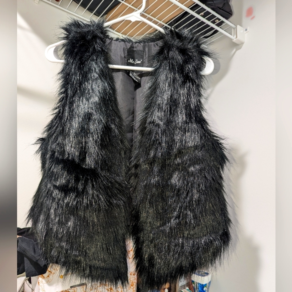 Me Jane faux fer vest